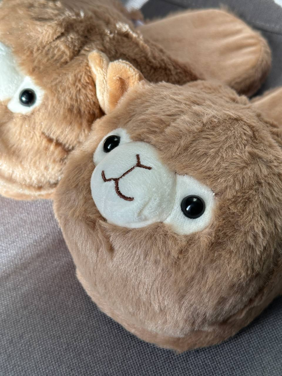 Домашні капці альпаки коричневі - Зображення 4